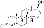 structure of CAS# 58-22-0, Testosterone