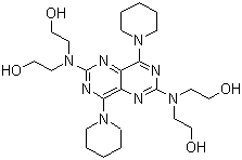 structure of CAS# 58-32-2, Dypyridamole
