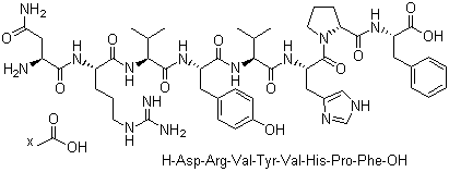 CAS 登录号：58-49-1, 血管紧张素