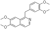 Papaverine molecular structure (CAS 58-74-2)
