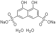 CAS # 5808-22-0, Chromotropic acid disodium salt dihydrate, Sodium 4,5-dihydroxy-2,7-naphthalenedisulfonate hydrate (2:1:2)