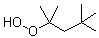 CAS # 5809-08-5, 1,1,3,3-Tetramethylbutyl hydroperoxide, 2,4,4-Trimethyl-2-hydroperoxypentane, 2,4,4-Trimethyl-2-pentyl hydroperoxide, 2-Neopentyl-2-propyl hydroperoxide, Lupersol 215, Perocta H, Trigonox TMBH, Trigonox TMPH, tert-Octyl hydroperoxide