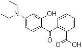 structure of CAS# 5809-23-4, 2-(4-Diethylamino-2-hydroxybenzoyl)benzoic acid