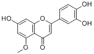 木犀草素5-甲基醚分子结构 (CAS 58115-29-0)