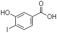 3-羟基-4-碘苯甲酸分子结构 (CAS 58123-77-6)