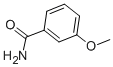 CAS # 5813-86-5, 3-Methoxybenzamide, m-Methoxybenzamide, m-Anisamide