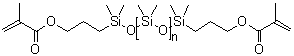 CAS 登录号：58130-03-3, alpha,omega-双(3-甲基丙烯酰氧基丙基二甲基硅烷基)-封端的聚二甲基硅氧烷