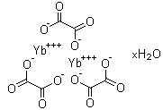 structure of CAS# 58176-74-2, 乙二酸镱盐水合物