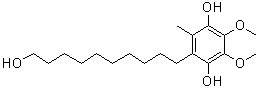 CAS # 58186-26-8, 2-(10-Hydroxydecyl)-5,6-dimethoxy-3-methyl-1,4-benzenediol, 2-(10-Hydroxydecyl)-5,6-dimethoxy-3-methylbenzene-1,4-diol