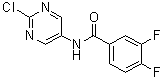 structure of CAS# 582323-16-8, N-(2-氯-5-嘧啶基)-3,4-二氟苯甲酰胺