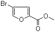 4-溴呋喃-2-羧酸甲酯分子结构 (CAS 58235-80-6)