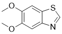 5,6-二甲氧基苯并[d]噻唑分子结构 (CAS 58249-69-7)