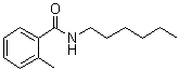 N-己基-2-甲基苯甲酰胺分子结构 (CAS 58278-06-1)