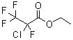 structure of CAS# 5829-03-8, 2-Chloro-2,3,3,3-tetrafluoropropionic acid ethyl ester