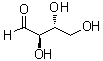 structure of CAS# 583-50-6, D-赤藓糖