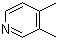 structure of CAS# 583-58-4, 3,4-Lutidine