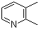 structure of CAS# 583-61-9, 2,3-Lutidine