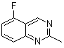 5-氟-2-甲基喹唑啉分子结构 (CAS 583031-10-1)