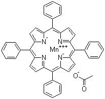 structure of CAS# 58356-65-3, 间四苯基卟吩乙酸锰(III)