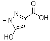 5-羟基-1-甲基-1H-吡唑-3-羧酸分子结构 (CAS 58364-97-9)