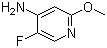 5-氟-2-甲氧基-4-吡啶胺分子结构 (CAS 58381-05-8)