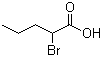 2-溴戊酸分子结构 (CAS 584-93-0)