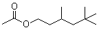 乙酸 3,5,5-三甲基己酯分子结构 (CAS 58430-94-7)