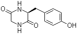 structure of CAS# 5845-66-9, 环(甘氨酰-L-酪氨酰)
