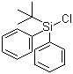 叔丁基二苯基氯硅烷分子结构 (CAS 58479-61-1)