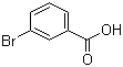 3-溴苯甲酸分子结构 (CAS 585-76-2)