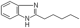 structure of CAS# 5851-46-7, 2-戊基苯并咪唑