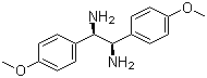 structure of CAS# 58520-04-0, (1R,2R)-(+)-1,2-二(4-甲氧基苯基)-乙二胺