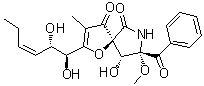 Pseurotin A分子结构 (CAS 58523-30-1)