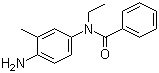 structure of CAS# 5856-00-8, N-(4-氨基-3-甲基苯基)-N-乙基苯甲酰胺