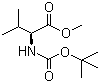 N-(tert-Butoxycarbonyl)-L-valine methyl ester molecular structure (CAS 58561-04-9)