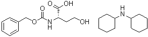 N-[苄氧羰基]-L-高丝氨酸(二环己基铵)盐分子结构 (CAS 58578-43-1)