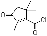 2,5,5-三甲基-3-氧代-1-环戊烯-1-甲酰氯分子结构 (CAS 58626-57-6)