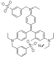 CAS 登录号：5863-46-7, 弱酸性艳蓝 BA