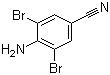 structure of CAS# 58633-04-8, 4-Amino-3,5-dibromobenzonitrile