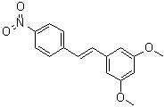structure of CAS# 586410-18-6, 1,3-二甲氧基-5-[(1E)-2-(4-硝基苯基)乙烯基]苯