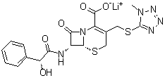 头孢孟多锂分子结构 (CAS 58648-57-0)