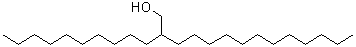 2-癸基十四烷醇分子结构 (CAS 58670-89-6)