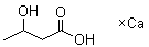 3-羟基丁酸钙分子结构 (CAS 586976-56-9)