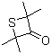 2,2,4,4-四甲基-3-硫杂环丁酮分子结构 (CAS 58721-01-0)