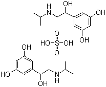 structure of CAS# 5874-97-5, Orciprenaline sulfate