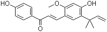 structure of CAS# 58749-22-7, 甘草查而酮 A