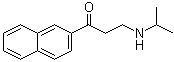 3-[异丙基氨基]-1-(2-萘基)-1-丙酮分子结构 (CAS 58753-54-1)