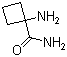 1-氨基环丁烷甲酰胺分子结构 (CAS 587829-74-1)