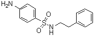 4-氨基-N-(2-苯基乙基)苯磺酰胺分子结构 (CAS 587850-67-7)