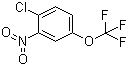 structure of CAS# 588-09-0, 2-Chloro-5-(trifluoromethoxy)nitrobenzene